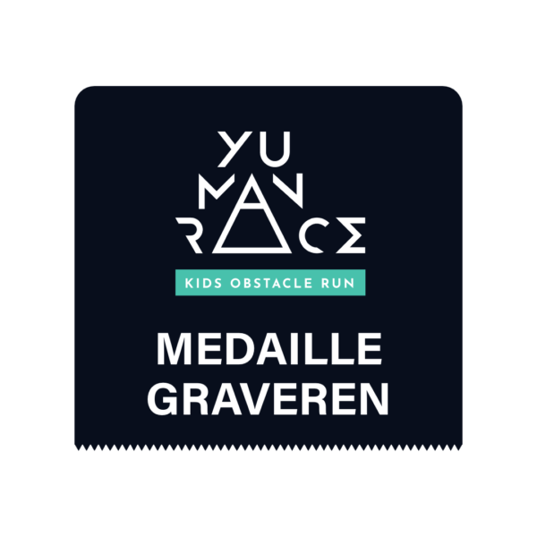 ticket medaille graveren yu man race kids obstacle run