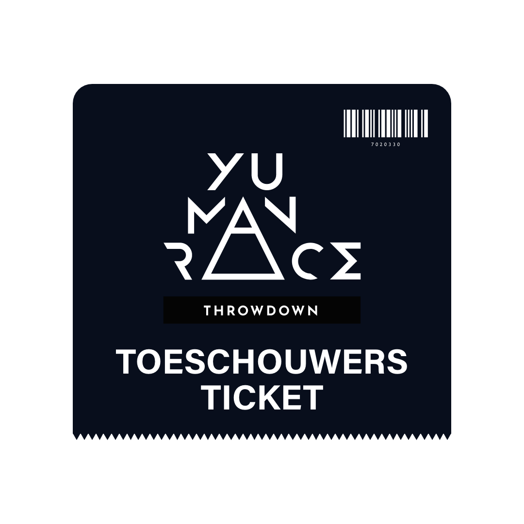 TOESCHOUWERS TICKETS THROWDOWN 2024 YU MAN RACE