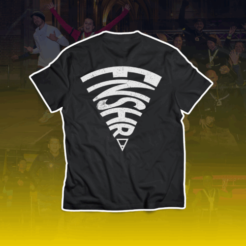 FINISHER SHIRT | NIGHT TRAIL BLACK/WHITE