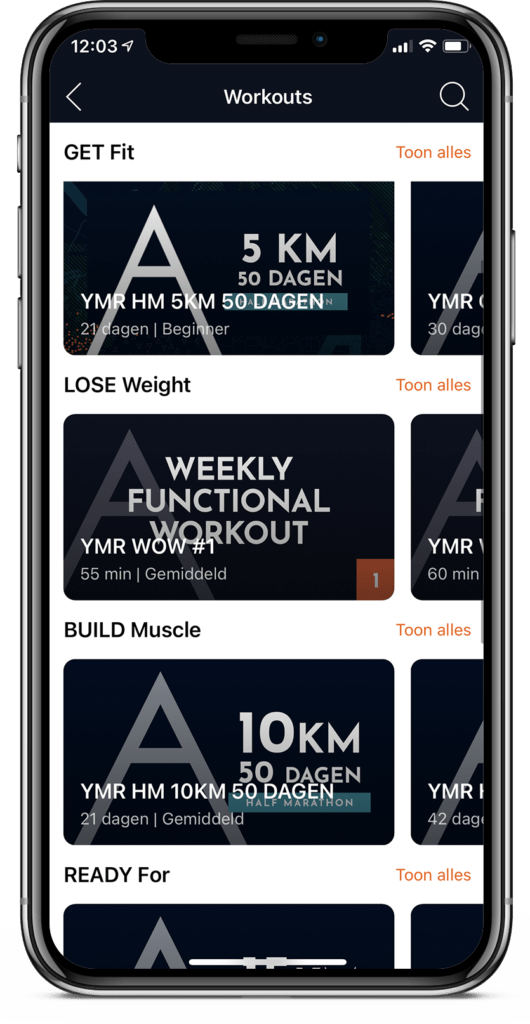 YU MAN TRAINER APP 100 DAGEN