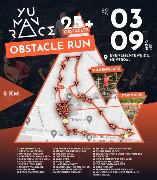 Obstacle run parcours 5 km