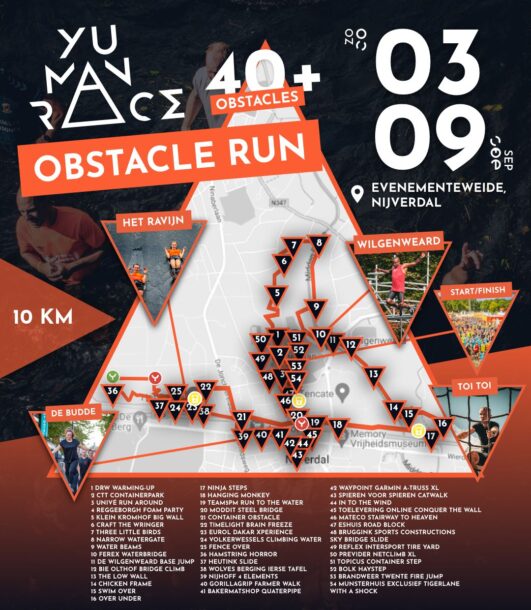 Obstacle run parcours 10 km